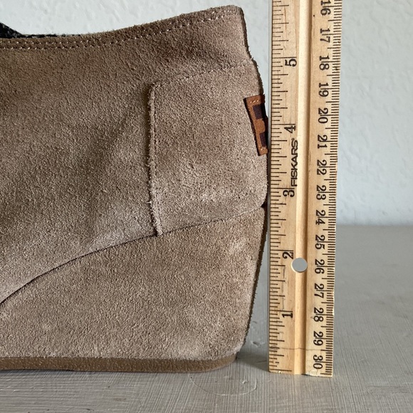 TOMS - Suede Wedge Heel Booties - Picture 10 of 10